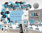 Cocomigo One Happy Dude Birthday Decorations, All-in-1 Party Set Serves 25 - Image 3