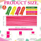 8 Pcs Hawaiian Cheesecloth Table Runner 118" - Image 2