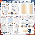 Funnymoom 426 Pcs Little Slugger Baseball Baby Shower Games Set, 8 Games - Image 3