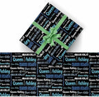 AOFUN Custom Wrapping Paper Custom Wrapping Paper Gift Wrap Funny Designer Wrapping Paper Funny Gifts For Friends Gift Wrap Funny 3 Rolls 58" x 23" - Image 2