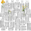 30 Pcs Clear Bud Vases Set, Baby Shower Decorations, Wedding Table Decor by ysnn