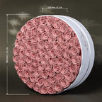 Prifroti 75 Preserved Roses in Suede Box – Luxury Rose Flower Arrangement, Preserved Flowers Gifts for Women, Wife or Mom – Birthday, Anniversary, Valentine’s Day, Mother's Day (Dusty Rose) - Image 2