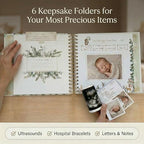 Baby Memory Book Keepsake – First 5 Years (Pregnancy to Age 5) | Gender Neutral Baby Book for Boy or Girl | Milestone Journal & Photo Album for New Parents - Image 4
