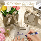 EQOREIIN 24 PCS Small Gift Bags with Handles, 5.5x 2.5x4.7 Inches Mini Bag - Image 4