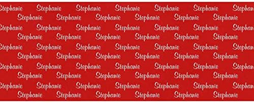 MyPupSocks Personalized Multi Name Red Wrapping Paper All Occasion Reversible Wrapping Paper 5 Rolls 58"x 23" - Image 2