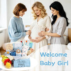 24-Piece Baby Boy Gift Basket, Baby Shower Gift Set for Newborns, Blue - Image 6
