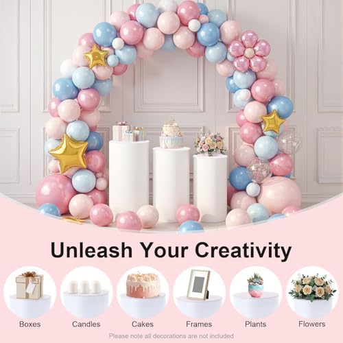 3PCS White Cylinder Pedestal Stands for Party Round Pedestal Display Plinth Pillars PVC Dessert Table Display for Wedding Birthday Party Art Decor(3PCS-Cylinder-1) - Image 6