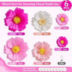 Faylifeway Large Paper Fowers Decorations for Wall Birthday Party Backdrop - Image 5