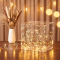 Junkin Acrylic Wedding Card Box with Lock, Clear Large Money Envelope Box by Junkin
