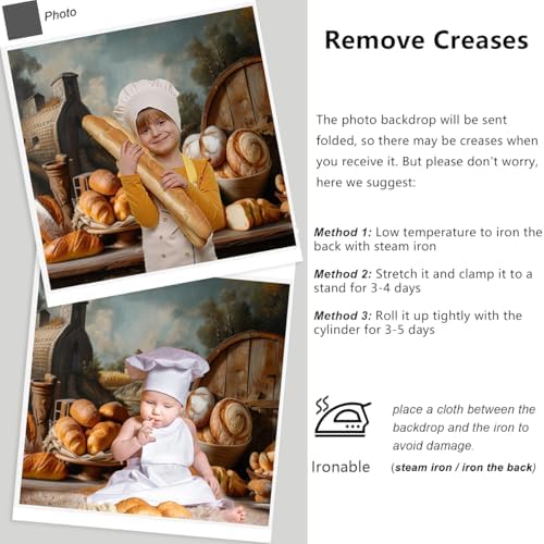 Bakery Baking Backdrop 20x10ft Baby Baker Photography Background - Image 5