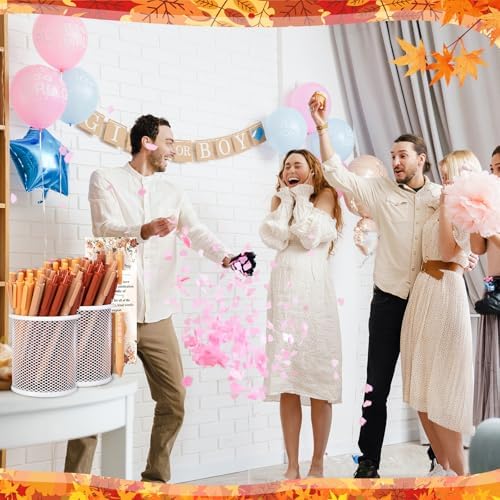 Watersay 144 Pcs Thanksgiving Little Pumpkin Baby Shower Favor Fall Baby Shower Pens Gifts Bulk with a Little Pumpkin Is on The Way Thank You Card for Thanksgiving Gender Reveal Party Supplies Decor - Image 6