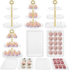 Kootek 10pcs Cupcake Stand Dessert Table Display Set Serving Tray for Party by Kootek