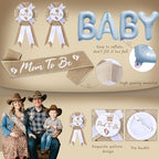 DataMoon Cowboy Baby Shower Decorations for Boy, All-in-One Set - Image 4