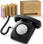 Retro Audio Guest Book Phone for Wedding & Events - Record & Save Guest Messages, Rechargeable, Easy to Use, Perfect for Baby Shower, Birthday Parties by NISAIKLUZ