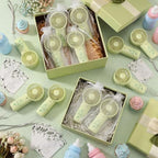 Lewtemi 25 Sets Green Baby Shower Party Favors Mini Fans for Guests, Clean - Image 5