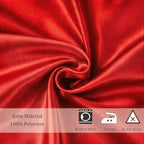 Satin Chair Sashes Bows 50 Pack Universal Polyester Chair Ribbons for Wedding Anniversary Retirement Party Birthday Engagement Banquet Graduation Bridal Shower Outdoor Events Decor (Red, 50 pcs) - Image 4