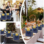 Addblu 24 Pack Navy Blue Large Gift Bags with Handles & 72 Tissue Papers - Image 4