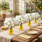 Daifunli 6 Set Lemon Party Centerpieces for Table Mason Jar Table Decor - Image 5