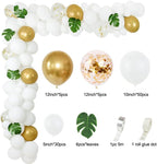 98Pcs Balloon Garland Arch Kit, Gold Confetti Latex Balloons for Wedding Kids Jungle Birthday Party Decorations Baby Shower Balloon Arch Kit (Color : 98pcs Set) - Image 2