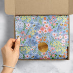 Jillson & Roberts 20" x 30" Printed Floral Gift Tissue, Garden Bees (48 Folded Sheets) - Image 4