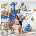 Cocomigo 297PCS Cookie Baby Shower Decorations for Boys Serves 25 - Image 4