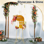 Easel Stand for Sign, Classic, Gold, 1 Pcs - Image 6