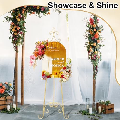 Easel Stand for Sign, Classic, Gold, 2 Pcs - Image 5