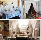 Poise3EHome Silver Sequin Backdrop Curtains,4 Panels 2FTx8FT Glitter Background for Party Birthday Party Baby Shower Wedding Christmas Thanksgiving Halloween Holiday Festival Decor - Image 6