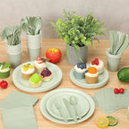 Dandat 700 Pcs Bridal Shower Decorations Baby Shower Party Supplies, Sage - Image 5