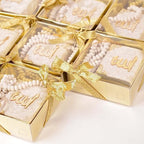 BABY SHOWER CHOCOLATE Set of 10 Islam Quran Tasbeeh Islamic Set | Holy Quran Prayer Beads Gift Box Favor (White) - Image 4