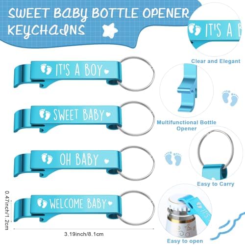 Pickmesh Baby Shower Party Favors for Guest, Blue, 192 Pcs - Image 3