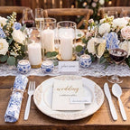 400 Pcs Something Blue Before I Do Blue Floral Wedding Supplies - Image 6