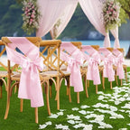 Pink Satin Chair Sashes, 6 x 108 inch, 50 Pcs - Image 3