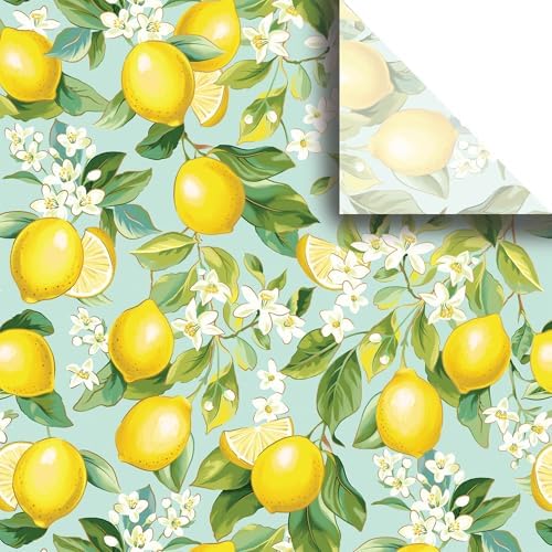 Jillson & Roberts 20" x 30" Printed Gift Tissue, Lemon Tree (48 Folded Sheets) by JillsonRoberts
