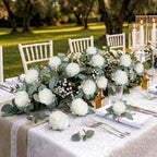 50Pcs Artificial Peonies Flowers Bulk, 4’’ - White - Image 5