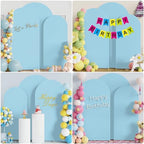 Wokceer Arch Backdrop Cover Dusty Blue Cover Stretchy 7.2FT,6.6FT,6FT - Image 4