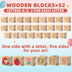 wookidel 118PCS Baby Shower Games Kit, Baby Blocks for Baby Shower - Image 3