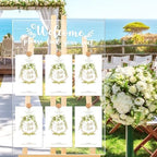 Wedding Seating Chart Display Board, 24x18Inches Acrylic Table Seating Chart for Wedding Reception, Clear Wedding Sign Seating Chart, Welcome Find Your Seat Display Board (Transparent) - Image 6