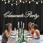 MEETSKY 4 Panels Black Backdrop Curtain for Halloween Party Wedding Ceremony 20ftx 10ft Photo Backdrop Drapes Fabric Backdrop Curtain Rod Pocket Decoration Birthday Party for Boys Men, 5ft x 10ft - Image 6