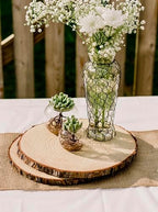 Set of (16) 11-13 inch Large Wood Slices for centerpieces! Wood Slice centerpieces, Wood Rounds, Tree Slices (11-13 inch Set of 16) - Image 3