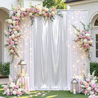 20ftx10ft Sequin Silver Backdrop Curtain Panels for Parties Sparking - Image 6