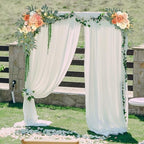 Burnt Orange Fall Wedding Arch Flowers Set of 2 - Image 5