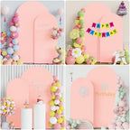 Wokceer Arch Backdrop Cover BlushPink Arch Cover Stretchy Backdrop Set of 2 - Image 5