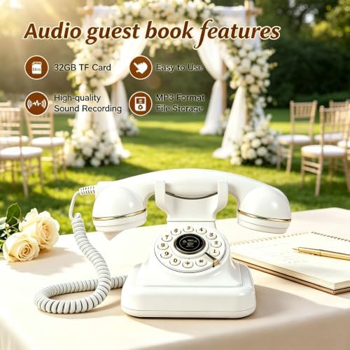 Audio Guest Book Wedding Phone,Record Customized Audio Messages for Parties - Image 2