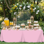Whaline 16 Pcs Fall Plastic Tablecloth Pink Orange Rectangle Table Cover 4 Colors Waterproof Table Cloth for Autumn Thanksgiving Decoration Supplies, 54 x 108 Inch - Image 6