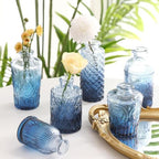 Fixwal 36 Blue Bud Vases Glass Bud Vase Set of 36, Small Vases for Flowers - Image 7