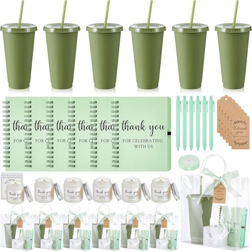 Nuogo 6 Sets New Parent Shower Prizes, Green Color, Classic Style by Nuogo