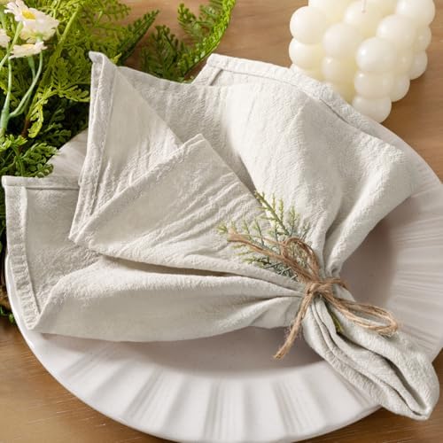 Cloth Napkins Fall Washable Reusable Linen Wedding Party Home Table Decor by Socomi