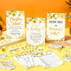 Sherr 476 Pcs Bee Baby Shower Games Yellow, Pacifier Hunt Belly Measuring - Image 2