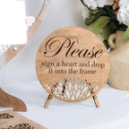 Guest Book Alternatives - Personalized Wedding Guest Book - Guest Book - Wooden Drop Box - Rustic Wedding Decor - Wedding Decor - Wooden Drop Box - Personalized Wedding Guest Book Alternative - Set A - Image 5